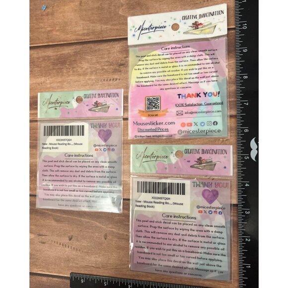 REMOVABLE Wall Art mouse baseboard hole cutout by Micesterpiece - Picture 2 of 2